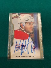 2014-15 UD Masterpieces Auto #18 Max Pacioretty R518