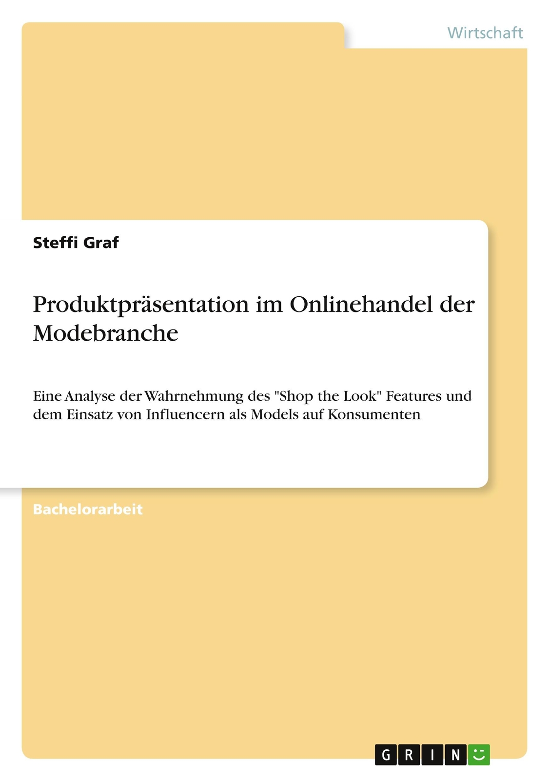 Produktpräsentation Onlinehandel Der Modebranche | Buch |