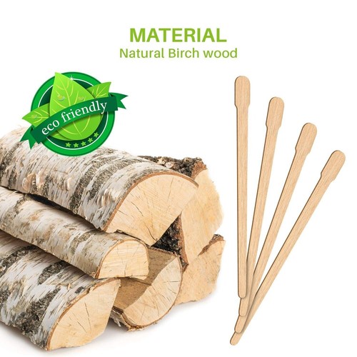 100pcs Large Wooden Wax Sticks Hair Removal Waxing Applicator - Picture 3 of 10