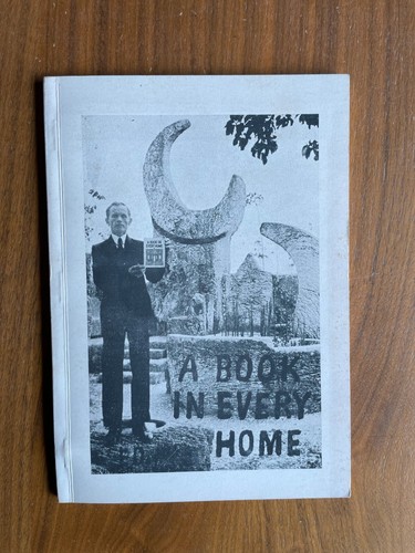 A Book In Every Home By Edward Leedskalnin Booklet Vintage Copyright 1936