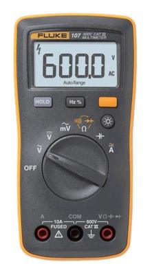Fluke 107 Ac/dc Current Handheld Digital Multimeter 600V