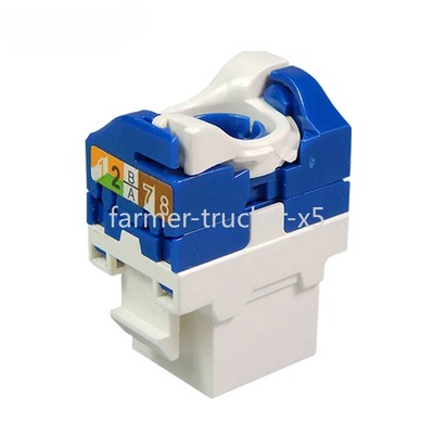 Whirling Wire CAT6 RJ45 Toolless LAN Insert Keystone Ethernet Module Jack UTP