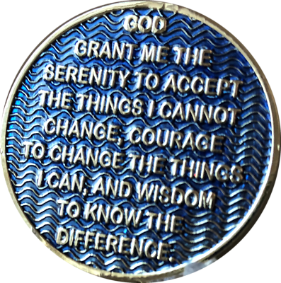 3 Year AA Medallion 24k Gold Plated Sobriety Chip 3 Year AA Medallion 24k Gold Plated Sobriety Chip