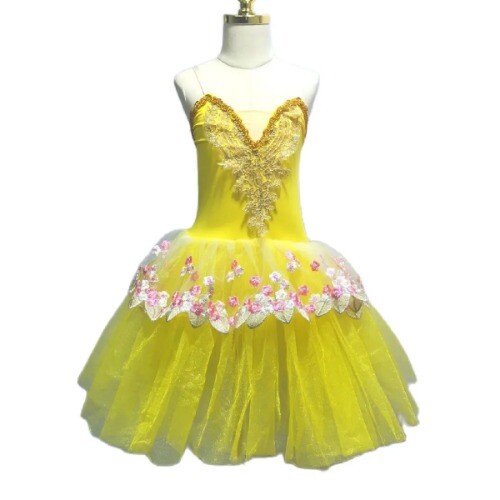 New Ballet Dance Costume Green Tutu Skirts Fluffy Modern Dance Princess Skirts - Picture 30 of 33