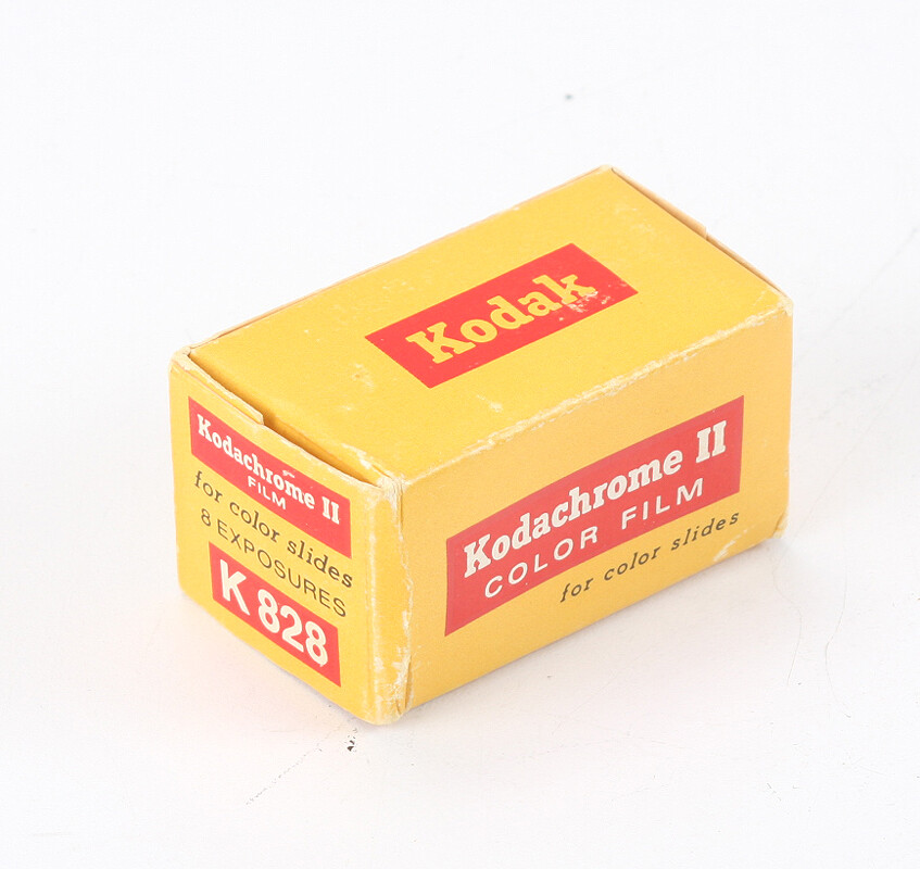  KODAK 828 KODACHROME II, EXPIRED SEP 1974, SOLD FOR DISPLAY