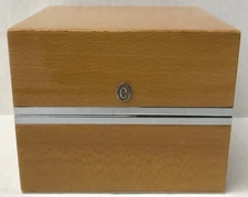 Concord vintage Authentic Wood Watch Box Presentation display Storage Case