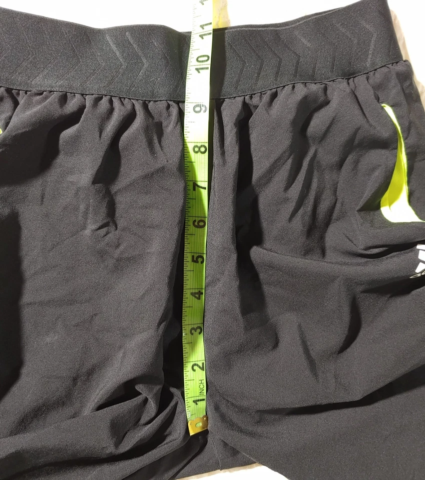 Adidas Messi Shorts Youth Large Black Green Slime Soccer Boys Athletic Lionel - Image 3 of 4