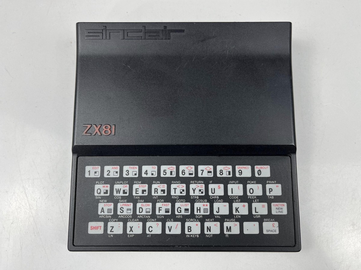 Sinclair Model ZX81 Personal Computer Game Vintage | eBay