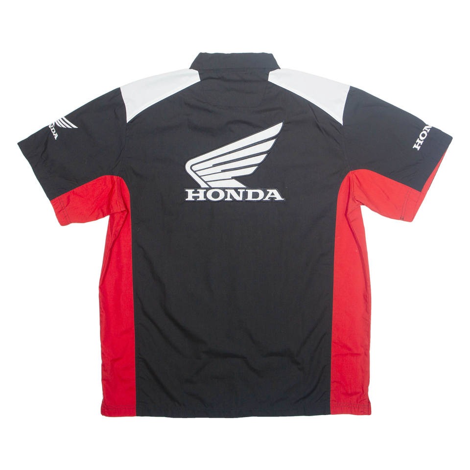 HONDA Mens Plain Shirt Black XL eBay