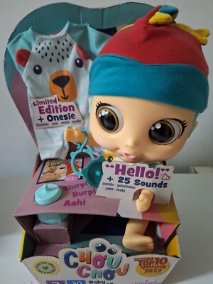 ZAPF CREATION  Babypuppe Chou Chou Baby, Blau mit Soundeffekten MIKA