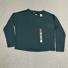 Banana Republic Shirt Womens Small Green Long Sleeve Active Boat Loungewear Neck