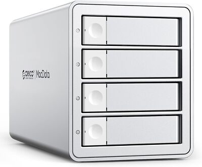 ORICO USB-C 4-Bay-Festplattengehäuse USB3.1 Gen 2 Aluminium DAS 88TB Daisy Chain