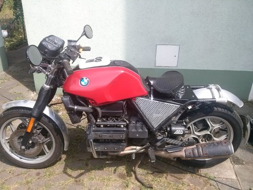 BMW K75 Bobber Scrambler ABS Griffheizung