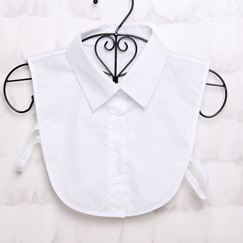 Fake Collar Lapel Shirt Necklace Ladies Women False Detachable Blouse Peter Pan - Picture 11 of 11
