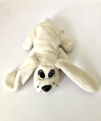VINTAGE 1995 FLOPPY EARS POUND PUPPIES GALOOB PUPPY DOG OFF WHITE PLUSH