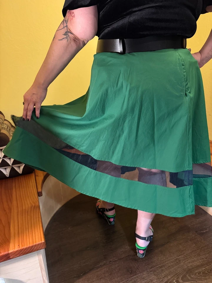 eShakti Malla Inserto Popelina Falda 3X Foto 2 de 4