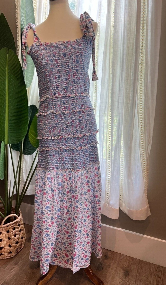 blue white dress for women Galina Maxi Dress Navy/Teal / XL