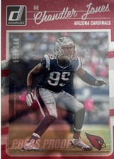 CHANDLER JONES 2016 DONRUSS PRESS PROOF 055/100