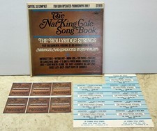 Hollyridge Singers The Nat King Cole Song Book Jukebox Compact 33 COVER ONLY