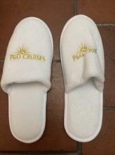 1 x Pair of Large P&O CRUISES Slippers ~ Size L