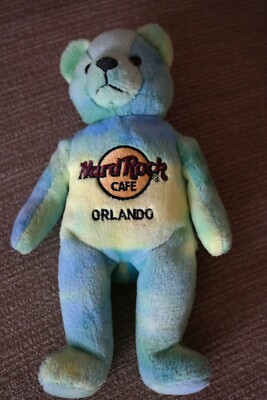 Hard Rock Cafe ORLANDO Monty Beara grün 8 Zoll Stofftier Plüschtier Beanie