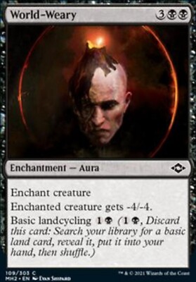 WORLD-WEARY 2020 MTG - ENCHANTMENT - Magic the Gathering card | eBay WORLD-WEARY 2020 MTG - ENCHANTMENT - Magic the Gathering card | eBay