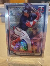 2024 Bowman Chrome Mojo 1st Bowman Byron Chourio Twins