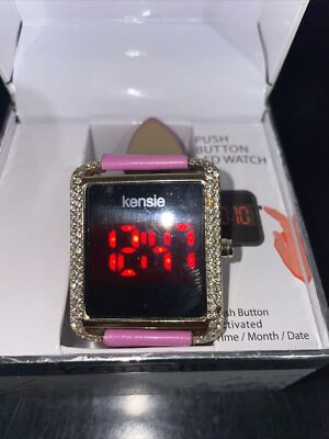 Kensie Digital Watch Kenzie Pink Watch Digital