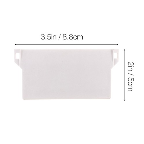 10 Stück Vertikal Gardinenfuß Rollo Beschläge Zubehör Zubehör PVC - Bild 9 von 11