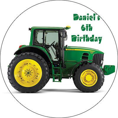   24 essbare Reis Papier Tasse Kuchen Beläge - Traktor  