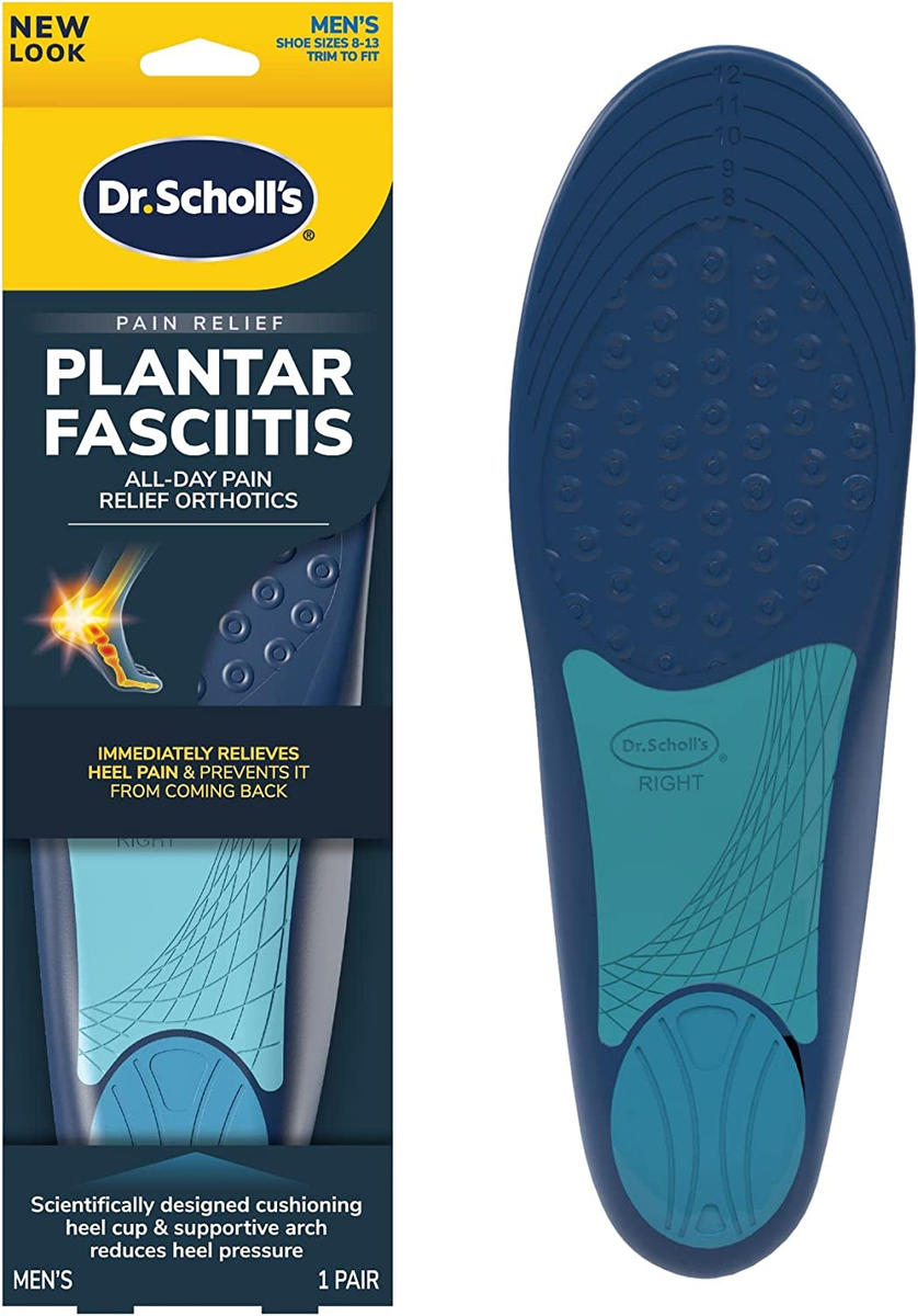 Scholl'S Plantar Fasciitis Pain Relief Orthotic Insoles Men'S