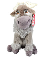 Ty Disney's Frozen Sparkle Sven Plush Beanie Babies Retired 2014