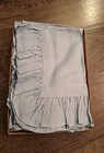 New Solino Home 100% Pure Linen Dinner Napkins 4  20x20 In | Gabrielle Ruffle