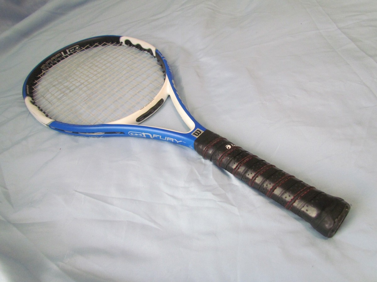 Wilson NCode NFury Oversize 110 Tennis Racquet 4 1/4 (L2 Wilson NCode NFury Oversize 110 Tennis Racquet 4 1/4 (L2