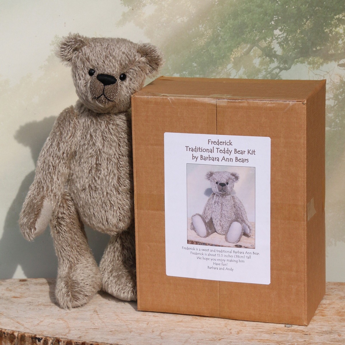 Teddy Bear Making Kit Frederick By Barbara Ann For 15” Jointed
