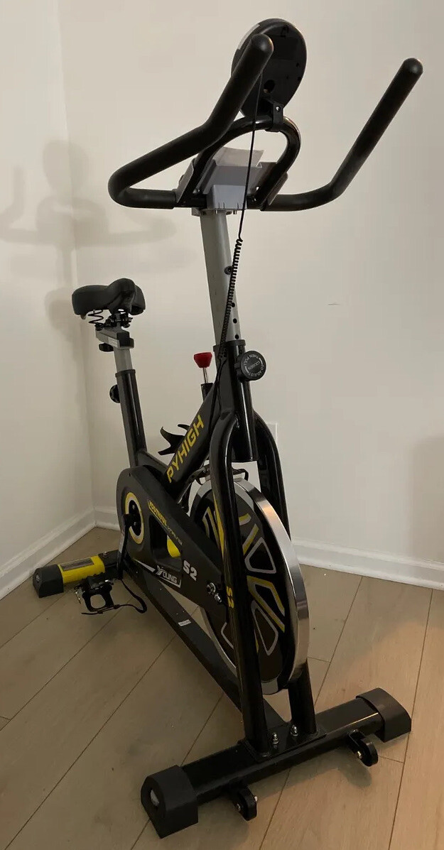 PYHIGH Stationary Exercise Bike for Home Indoor Cycling Bikes Workout