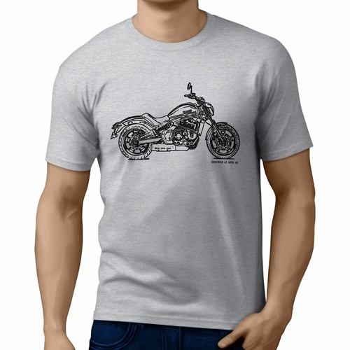 JL Illustration for A Kawasaki Vulcan S Motorradfan T-Shirt - Bild 6 von 24