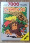 Donkey Kong (Atari 7800, 1988) CIB Manual Box Cartridge Warranty Nintendo