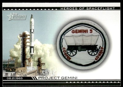 2009 Topps American Heritage Heroes #HSF-9 Gemini Heroes of Spaceflight