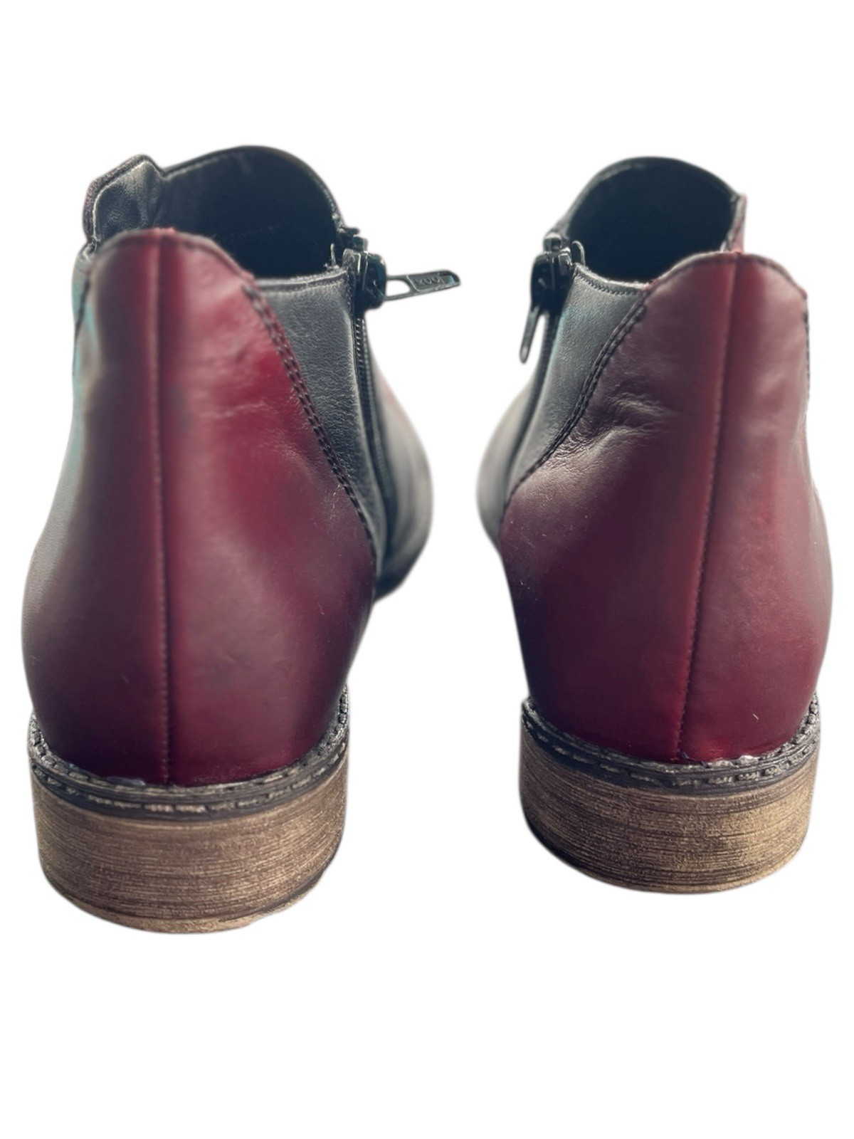 Remonte Genuine Leather Patchwork Multicolor Ankl… - image 4