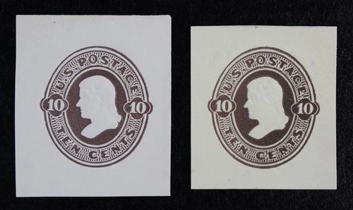 CKStamps: US Cut Square Stamps Collection Scott#U189 Unused H NG #U190 NH NG