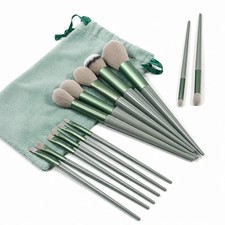 13Pc Soft Makeup Brush Set Kabuki Foundation Powder Blush Eyeshadow Blending