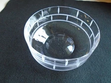 Beautiful Tiffany & Co. "Modern Bamboo"  Bowl 6" D x 3 1/4 " T W/ Label And Box