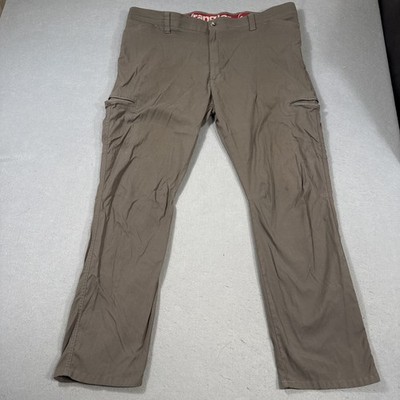 Wrangler ATG All Terrain Gear Pants KHAKI  44x30 Outdoor Hiking Stretch