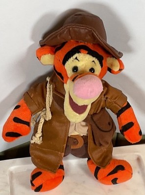 NWT DISNEY THEME PARK EDITION Mini Bean Bag Adventurer Tigger INDIANA JONES