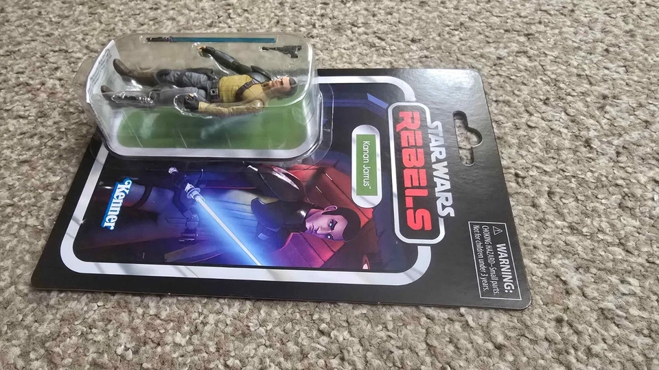 Colección Star Wars Vintage Error de Producción Kanan Jarrus Error de Impresión Sin Barba Foto 4 de 4