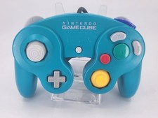 Official Nintendo GameCube Controller Pad Teal Emerald Blue Tight Stick US Ship