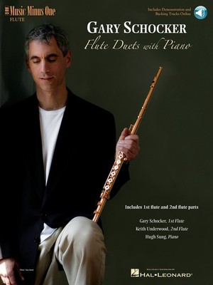 Gary Schocker Flute Duets with Piano Music Minus One Play-Along Book & Audio