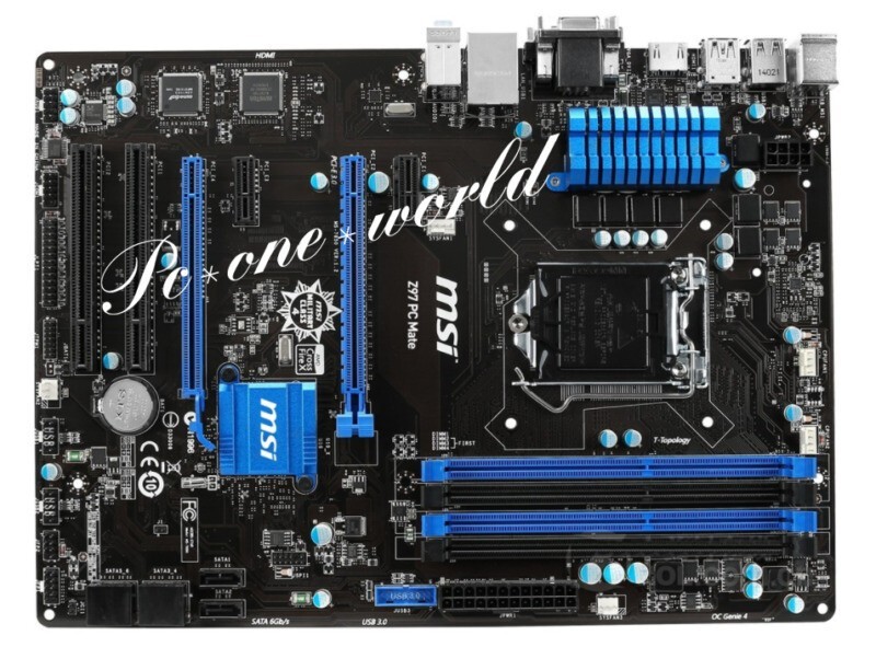 MSI Z97 PC Mate Motherboard LGA 1150 Intel Z97 HDMI SATA DDR3 DIMM