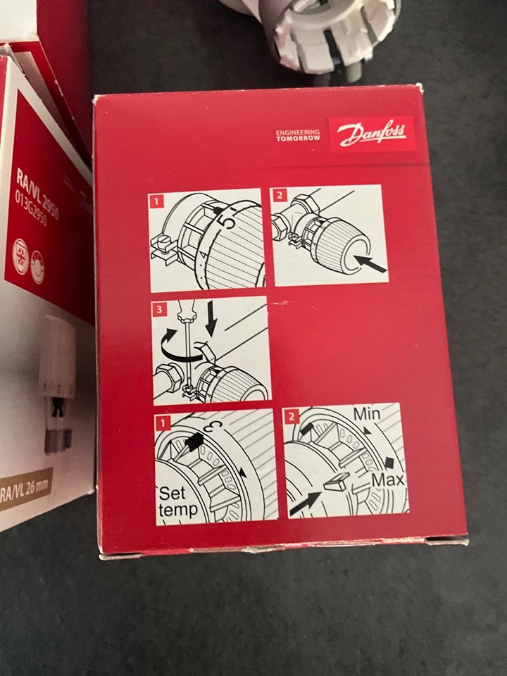 Danfoss RA/VL 2950 Thermostat-Kopf 26 mm ,    alte Bauart , Rarität, - Bild 4 von 4